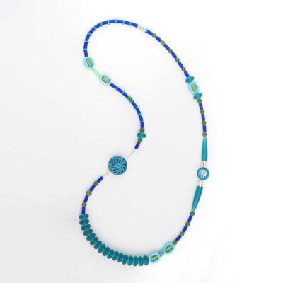 3D N28 "Varga Pinwheel & Globe" Neck, Blue-Green