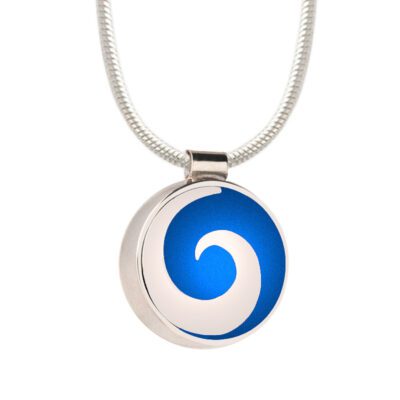 3265 Medium Round "Wave" pendant