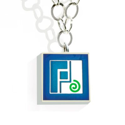 3268 B Medium Square "Art Deco" pendant